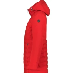 Hot Luhta Ilomantsi parka outdoor jack dames cranberry