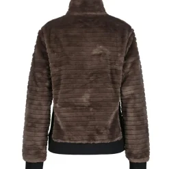 Best Luhta Isolahti fleece vest dames dark brown