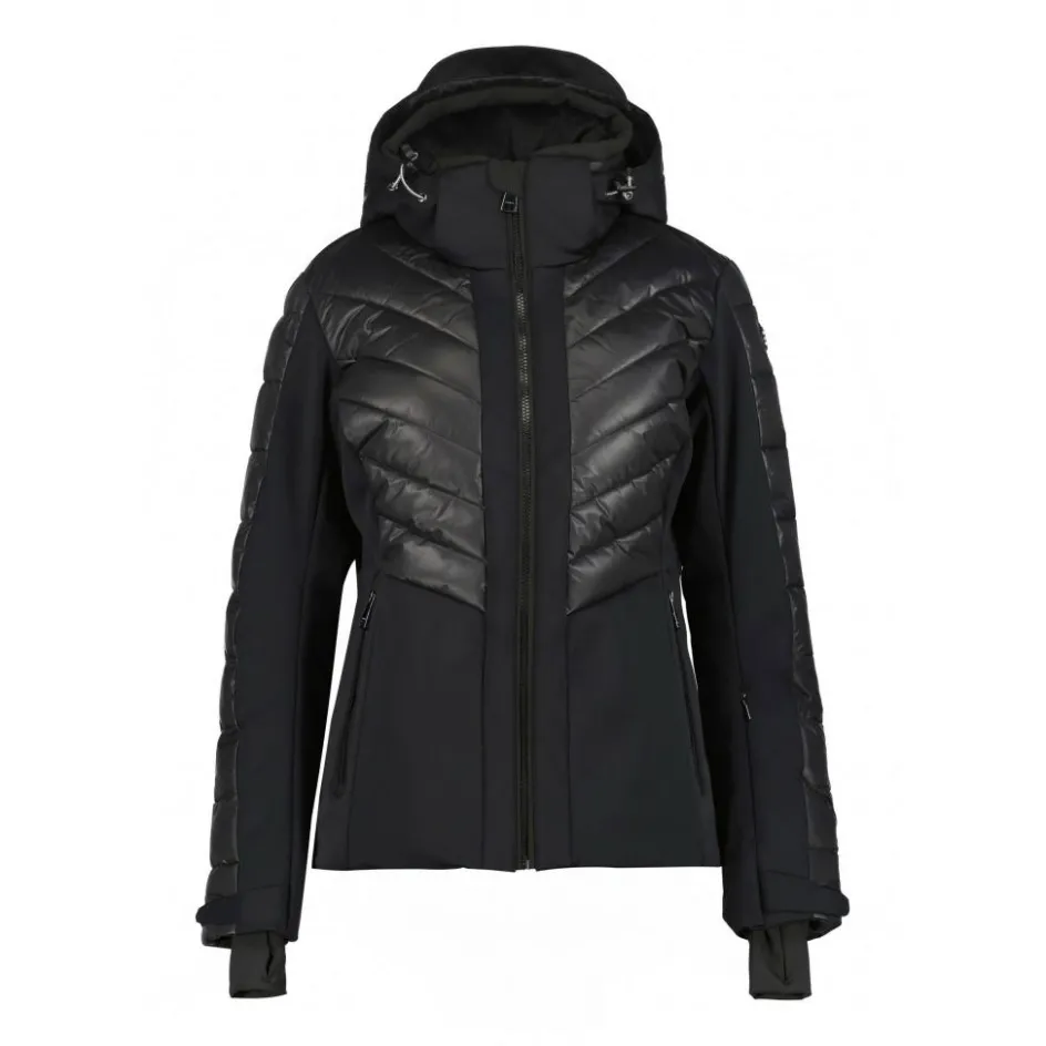 Luhta Mallatunturit softshell winterjas dames basic black