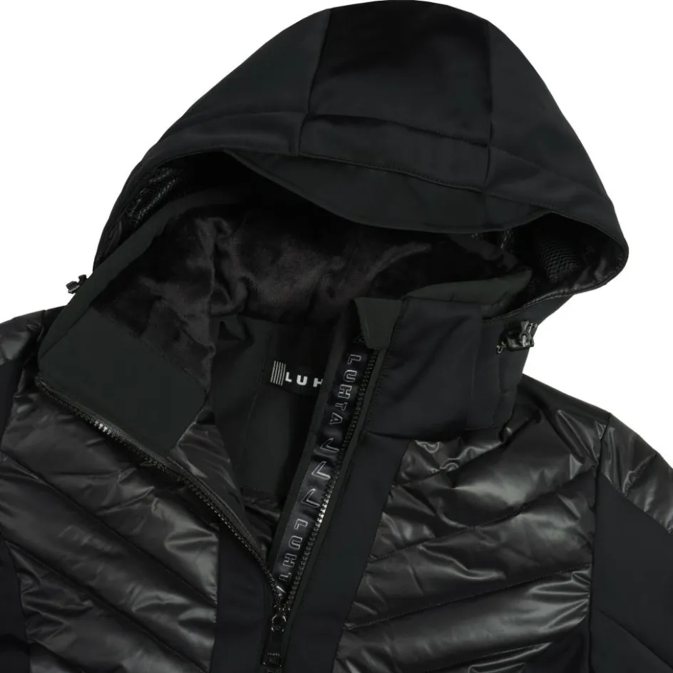 Luhta Mallatunturit softshell winterjas dames basic black