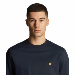 Lyle & Scott  Fly fleece sweater heren dark navy