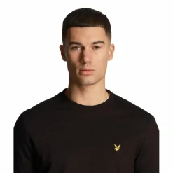 Best Lyle & Scott  Fly fleece sweater heren jet black