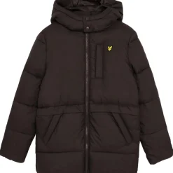 Lyle & Scott Ripstop Quilted Puffer jas junior jet black