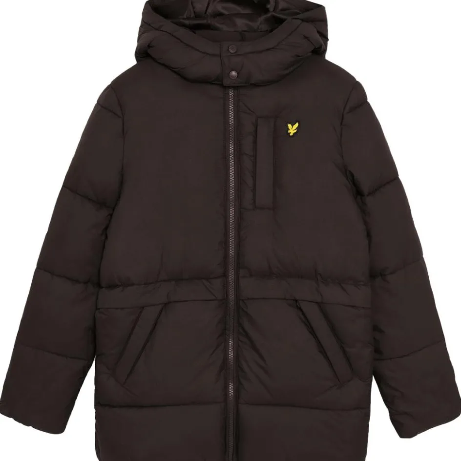 Lyle & Scott Ripstop Quilted Puffer jas junior jet black