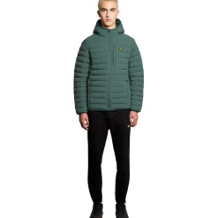 New Lyle & Scott  Sports Lightweight Puffer jas heren silver pine