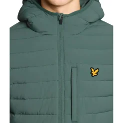 New Lyle & Scott  Sports Lightweight Puffer jas heren silver pine