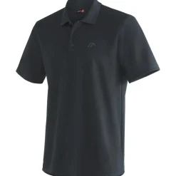 Maier Sports Ulrich polo heren black