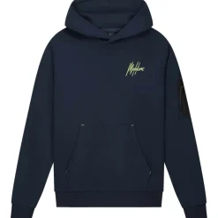 Malelions Counter hoodie junior navy bright yellow