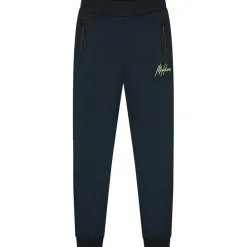 Malelions Counter joggingbroek junior navy bright yellow