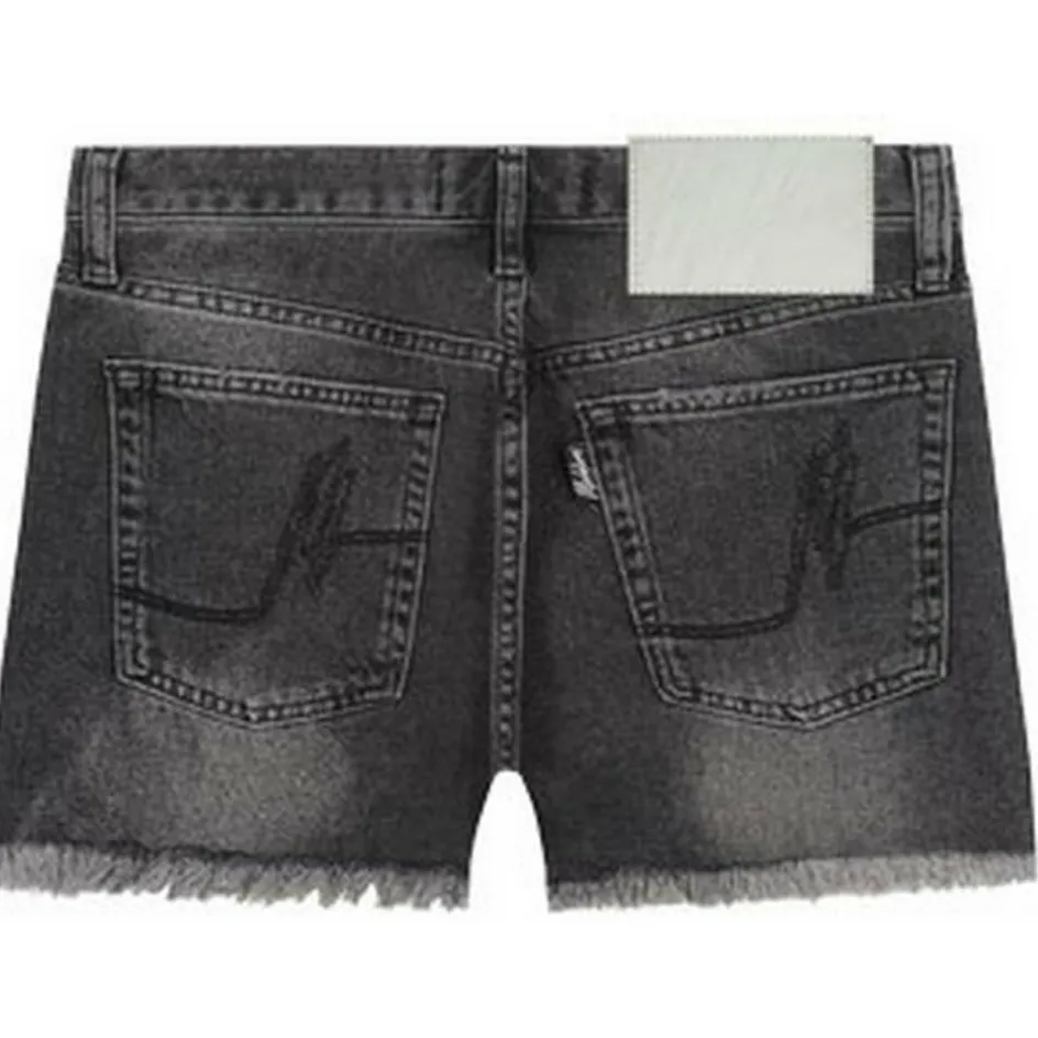 Malelions Damaged Denim short dames black