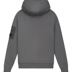 Malelions Nylon Pocket hoodie junior anthracite