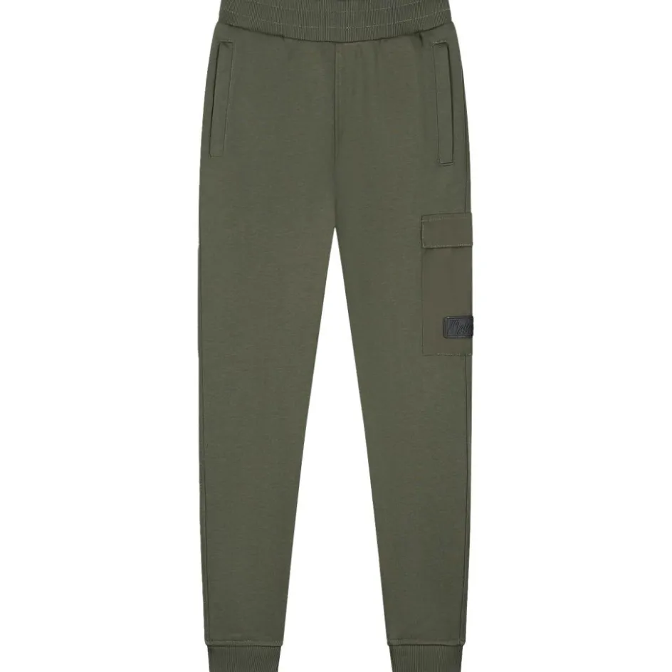 Best Malelions Nylon Pocket joggingbroek junior moss green