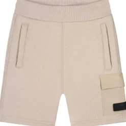Sale Malelions Nylon Pocket short junior taupe