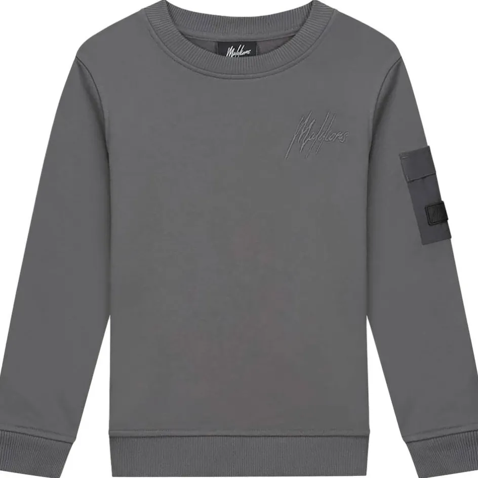 Hot Malelions Nylon Pocket sweater junior anthracite