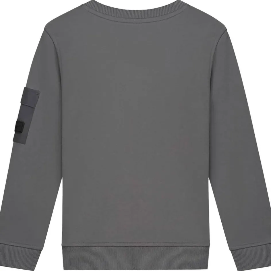 Hot Malelions Nylon Pocket sweater junior anthracite
