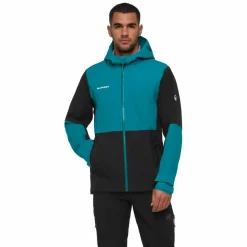 Mammut Linard Guide HS Hooded outdoor jack heren black deep teal