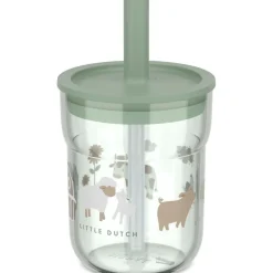 Mepal Mio beker met rietje 250 ml little dutch little farm