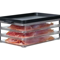 Mepal Omnia 3-laags vleeswarendoos black