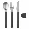 Mepal Silueta bestekset 3-delig nordic black