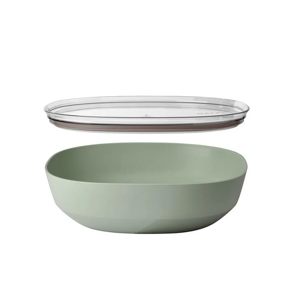 Best Mepal Silueta schaal met deksel 4 liter nordic sage