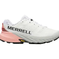 Outlet Merrell Agility Peak 5 hardloopschoenen dames white soft coral