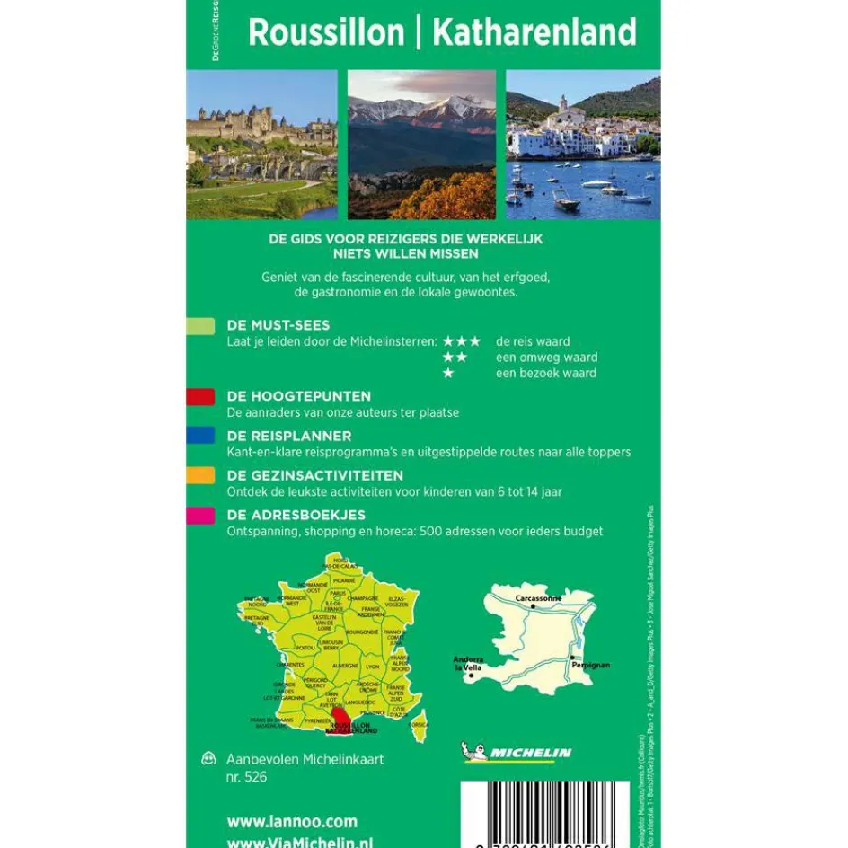 Michelin Roussillon Katharenland reisgids