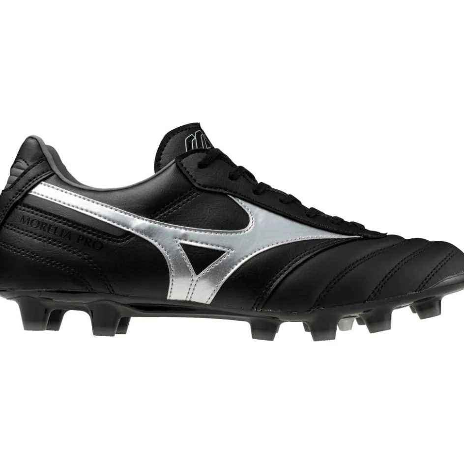 Discount Mizuno Morelia II Pro voetbalschoenen heren black galaxy silver dark shadow