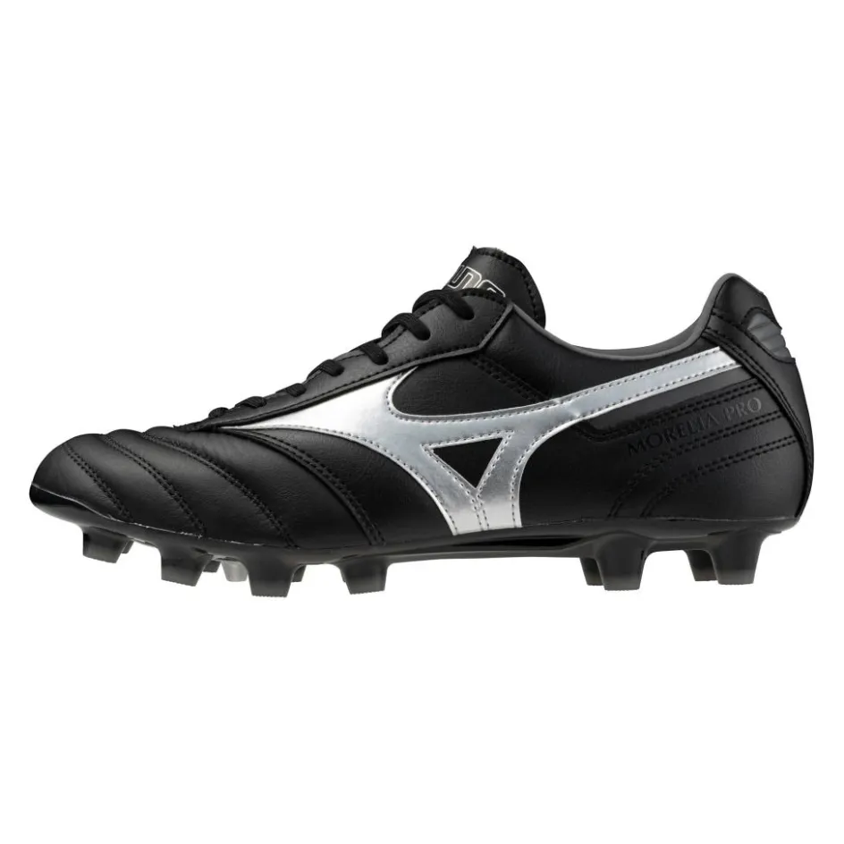 Discount Mizuno Morelia II Pro voetbalschoenen heren black galaxy silver dark shadow