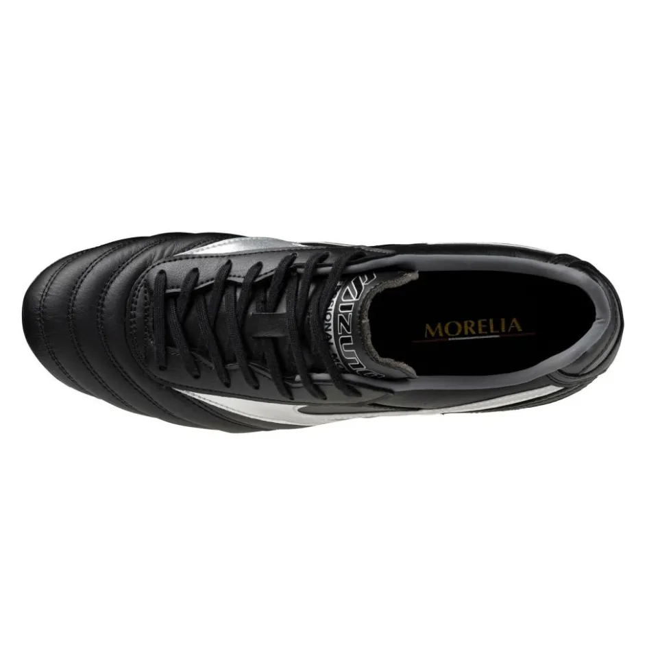 Discount Mizuno Morelia II Pro voetbalschoenen heren black galaxy silver dark shadow