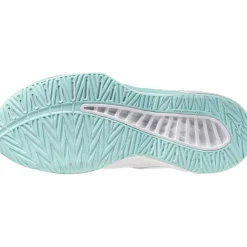 Mizuno Thunder Blade Z indoorschoenen dames white blue tint