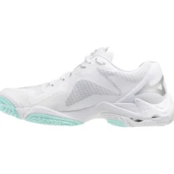 Mizuno Wave Lightning Z8 indoorschoenen dames white blue tint