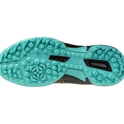 Outlet Mizuno Wave Lynx 2 hockeyschoenen junior black tangelo ice green