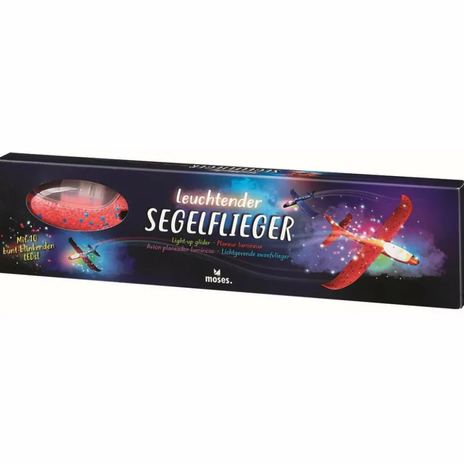 Moses. Verlag Lichtgevende zweefvliegtuig 47 cm assorti