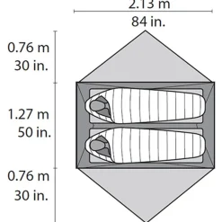 Hot MSR Hubba Hubba NX lichtgewicht koepeltent green