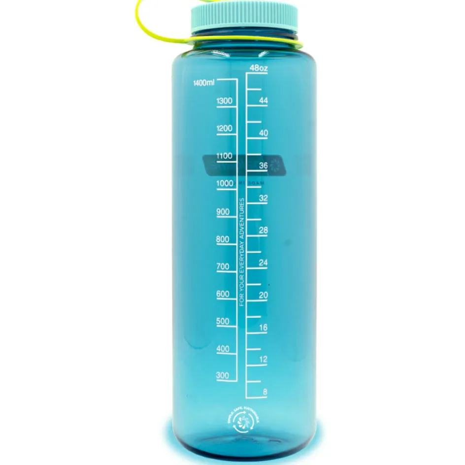 Nalgene Wide Mouth Sustain silo drinkfles 1,4 liter cerulean