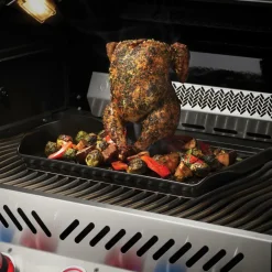 Outlet Napoleon Keramische grillplaat met kiphouder