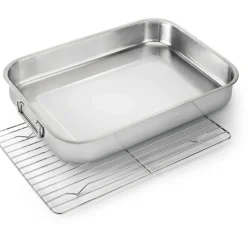 Hot Napoleon RVS braadslede met omkeerbaar rek