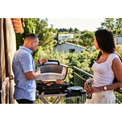Napoleon TravelQ PRO285EX elektrische barbecue black inclusief onderstel