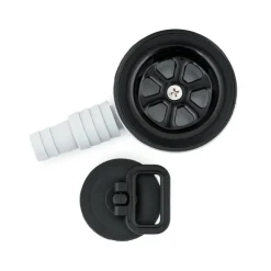 Navy Load  haakse afvoerplug 20 - 25 mm zwart