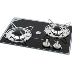 Navy Load  2-pits kookplaat op glasplaat