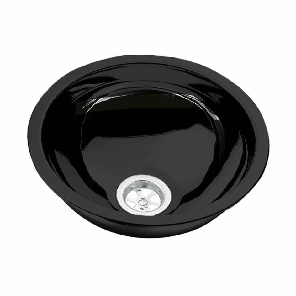 Navy Load Spoelbak 330 rond zwart