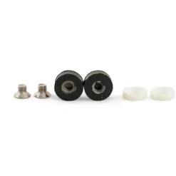 Navy Load Steundop glasplaat zwart per 2 stuks