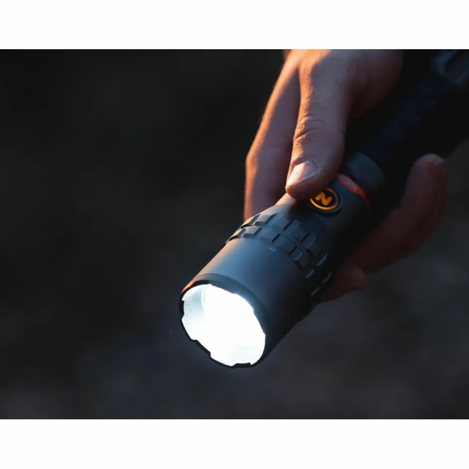 Online Nebo Slyde King 2K oplaadbare zaklamp grijs