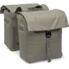 Outlet New Looxs  Leeds Double fietstas 38 liter taupe