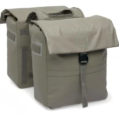Outlet New Looxs  Leeds Double fietstas 38 liter taupe