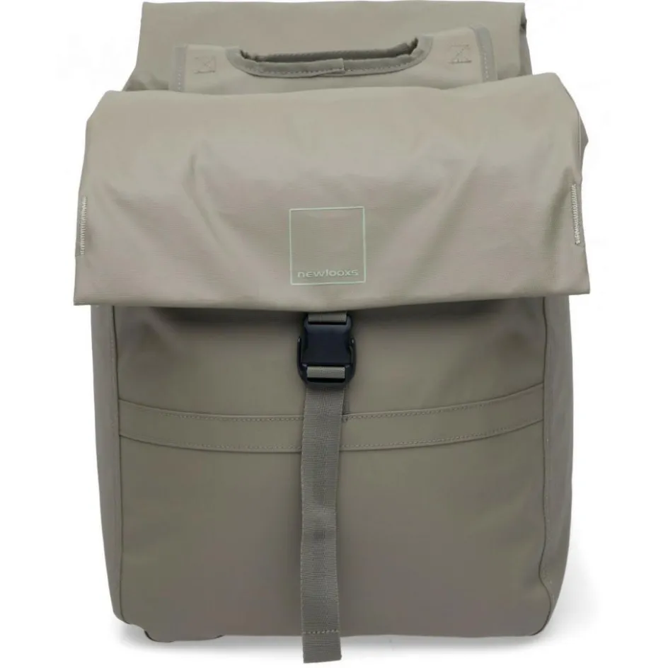 Outlet New Looxs Leeds Double fietstas 38 liter taupe