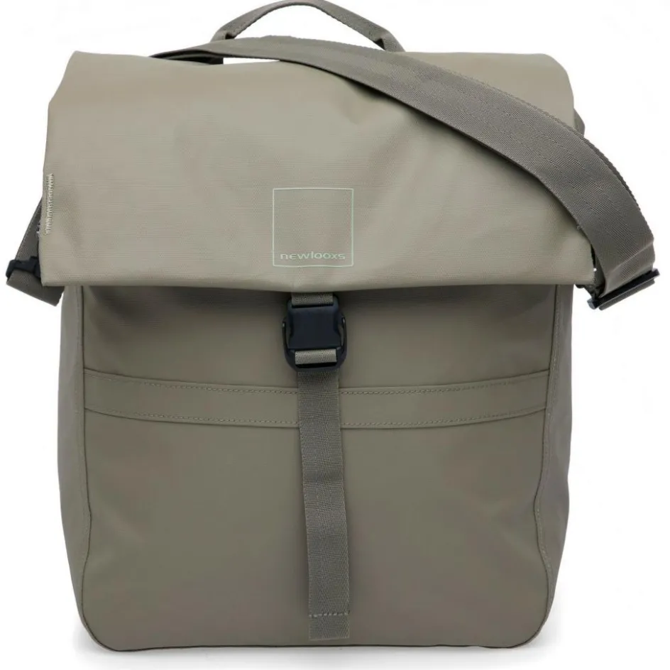 Discount New Looxs Leeds Single fietstas 19 liter taupe