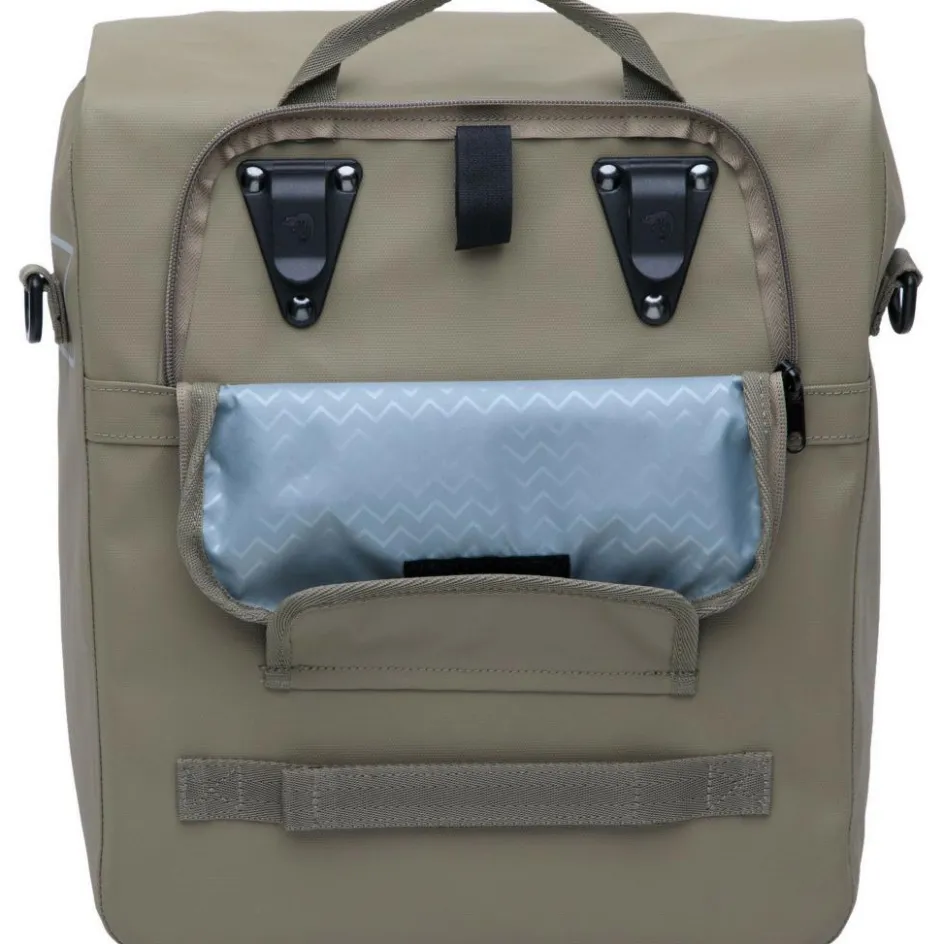 Discount New Looxs Leeds Single fietstas 19 liter taupe