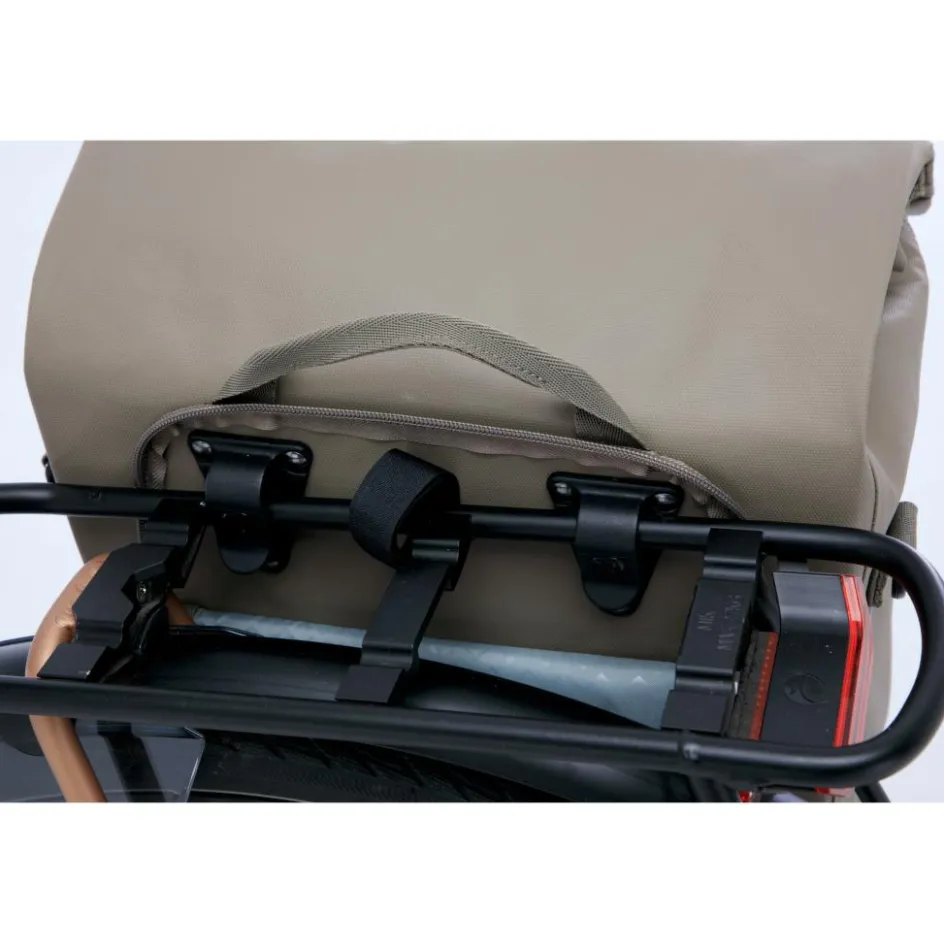 Discount New Looxs Leeds Single fietstas 19 liter taupe