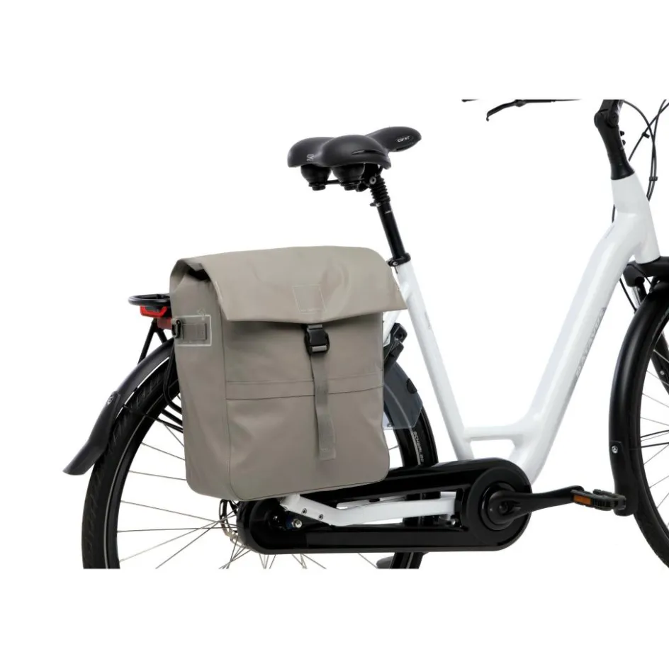 Discount New Looxs Leeds Single fietstas 19 liter taupe